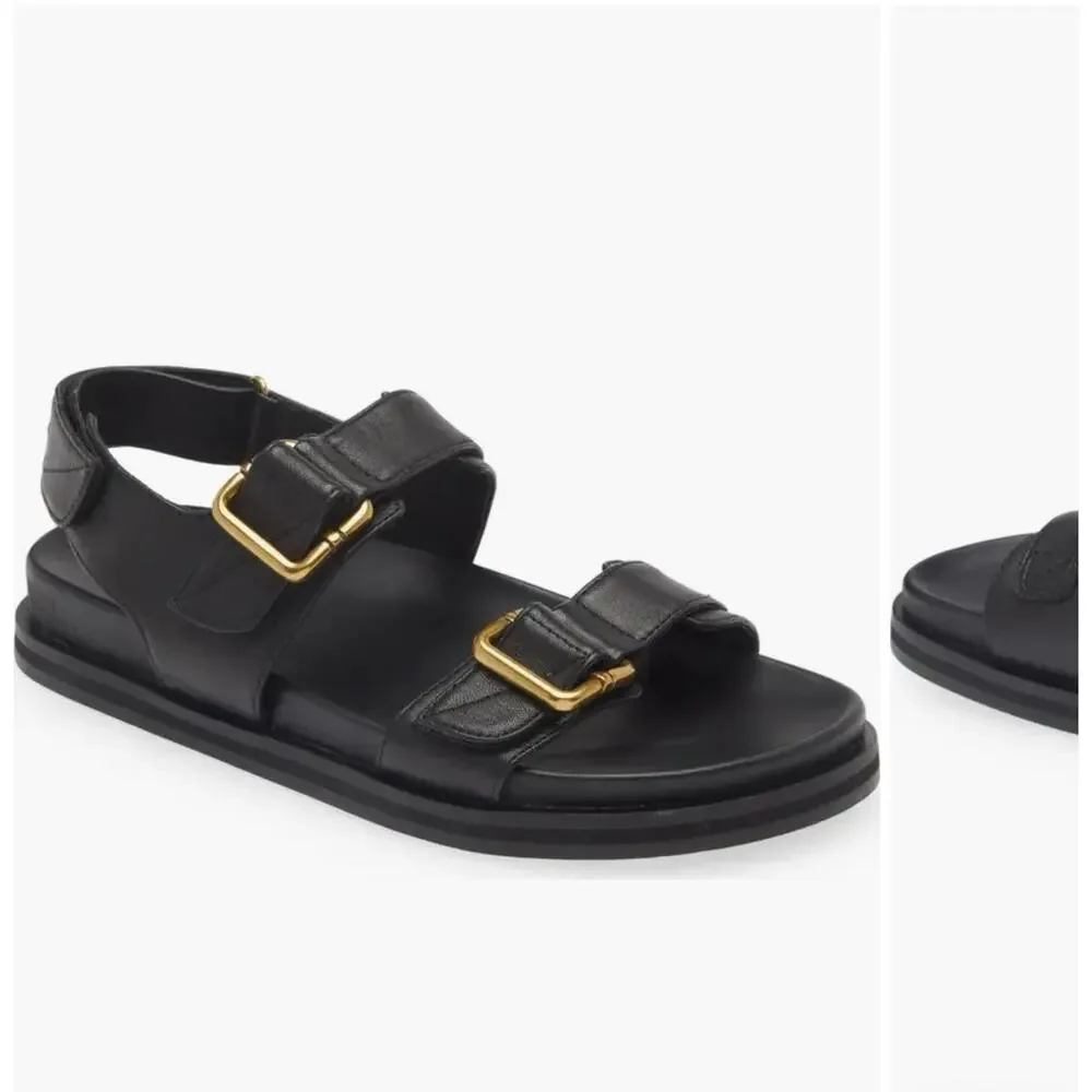 Frankie4 Thompson sandal women’s sz 7 black - Picture 1 of 9